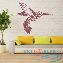 Декоративная наклейка Колибри с крыльями
