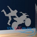 Декоративная наклейка Freestyle Motocross Wall Sticker Bike Wall Art
