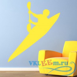 Декоративная наклейка Kayak And Rower Water Sports Extreme Sports &amp; Fighting Wall Stickers Art Decals