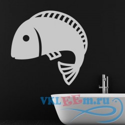 Декоративная наклейка Sushi Fish Cafe Decorative Under the Sea Wall Stickers Bathroom Decor Art Decals