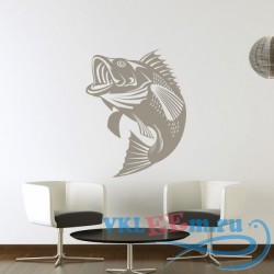 Декоративная наклейка Sea Bass Wall Sticker Fish Wall Art