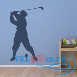 Декоративная наклейка Golfing Tee Shot Wall Stickers Sports And Hobbies Wall Art Decal