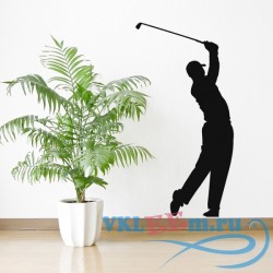 Декоративная наклейка Tiger Woods Golf Professional Golf Wall Stickers Gym Sport Decor Art Decals