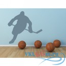 Декоративная наклейка Ice Hockey Player Wall Stickers Sports Wall Art