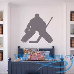 Декоративная наклейка Ice hockey Goal Keeper Wall Stickers Sport Wall Art