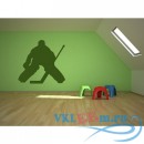 Декоративная наклейка Ice hockey Goal Keeper Wall Stickers Sport Wall Art