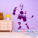 Декоративная наклейка Ice Hockey Player Wall Sticker Sport Wall Art