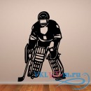 Декоративная наклейка Ice Hockey Goal Keeper Hockey Wall Stickers Stadium Gym Sport Decor Art Decals