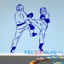 Декоративная наклейка Martial Art Fight Extreme Sports &amp; Fighting Wall Stickers Gym Home Art Decals