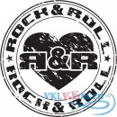 Декоративная наклейка Rock And Roll Badge Musicians &amp; Band Logos Wall Stickers Music Decor Art Decals