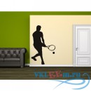 Декоративная наклейка Low Tennis Backhand Silhouette Tennis Wall Stickers Gym Sport Decor Art Decals