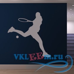 Декоративная наклейка Tennis Running Hit Hit Score Tennis Wall Stickers Gym Sport Decor Art Decals