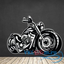 Декоративная наклейка Harley мощный мотоцикл