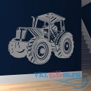 Декоративная наклейка Tractor мощный трактор