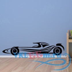 Декоративная наклейка детский гоночный автомобиль 