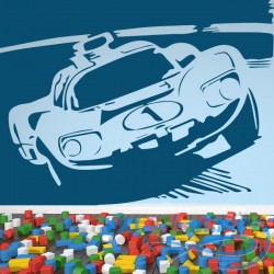 Декоративная наклейка Race машина из мультфильма гонщик спиди
