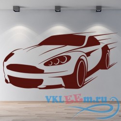 Декоративная наклейка Aston Martin машина