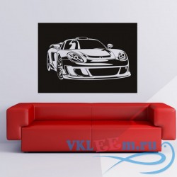 Декоративная наклейка Porsche Carrera все же классная тачка