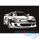 Декоративная наклейка Porsche Carrera все же классная тачка