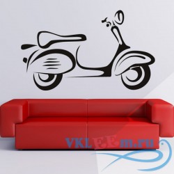 Декоративная наклейка Scooter мотоциклетная табуретка