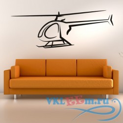 Декоративная наклейка вертолет для съемок 