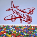 Декоративная наклейка детский самолетик