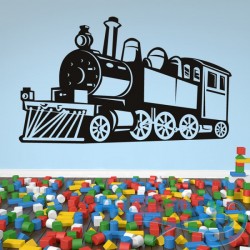 Декоративная наклейка музейный экспонат поезда