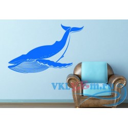 Декоративная наклейка большой кит
