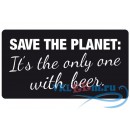 Декоративная наклейка спасти планету