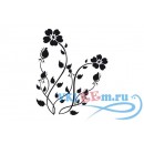 Декоративная наклейка цветы Флора Фамоза