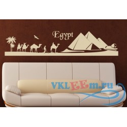 Декоративная наклейка вид египта