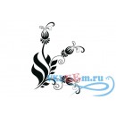 Декоративная наклейка Мони цветочные