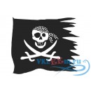 Декоративная наклейка детский пиратский флаг