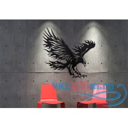 Декоративная наклейка приземляющийся орел