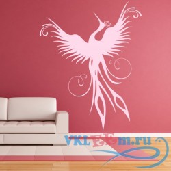 Декоративная наклейка Феникс с крыльями