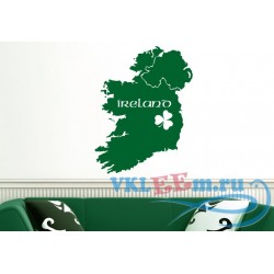 Декоративная наклейка страна ирландия