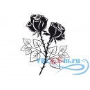 Декоративная наклейка розы розы