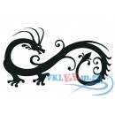 Декоративная наклейка Dragon узорный дракон