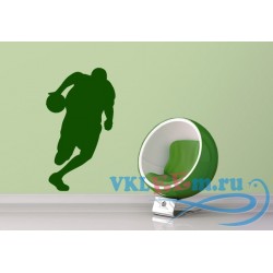 Декоративная наклейка Баскетболист с мячом