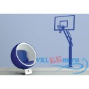 Декоративная наклейка баскетбольная корзина 