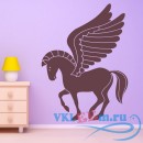 Декоративная наклейка Мифический Пегас с крыльями