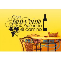 Декоративная наклейка испанское вино