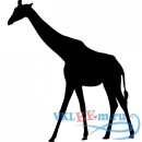 Декоративная наклейка Дикий жираф