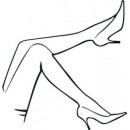 Декоративная наклейка женские ноги