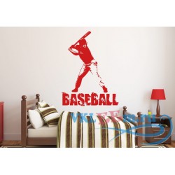 Декоративная наклейка Бейсболист игрок бейсбола 