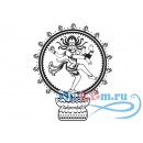 Декоративная наклейка бог Шива