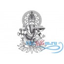 Декоративная наклейка индийский бог Ганеша