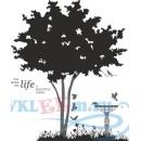 Декоративная наклейка лиственное дерево 