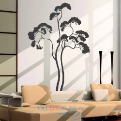 Декоративная наклейка дерево саванны 
