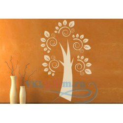 Декоративная наклейка дерево с необычными ветками